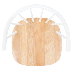 Safavieh BLANCHARD Bar Stool Set of Two – Timeless Vintage-Inspired Design for Modern Kitchens & Bars Natural / White BST8507F-SET2
