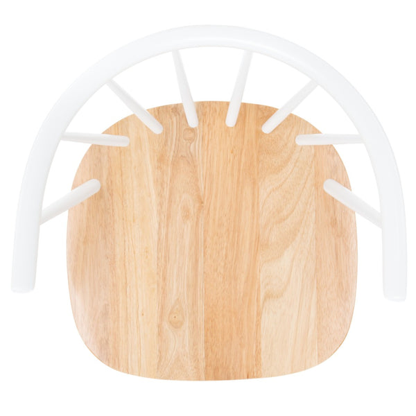 Safavieh BLANCHARD Bar Stool Set of Two – Timeless Vintage-Inspired Design for Modern Kitchens & Bars Natural / White BST8507F-SET2