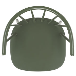 Safavieh Blanchard Bar Stool Set Of 2 - Elegant Antique-inspired Design In Sustainable Rubber Wood Finish Dusty Green Wood Bst8507h-set2