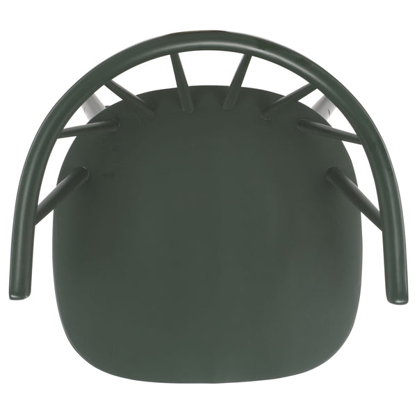 Safavieh Blanchard Bar Stool Set Of 2 - Elegant Antique-inspired Design In Sustainable Rubber Wood Finish Garden Green Wood Bst8507j-set2