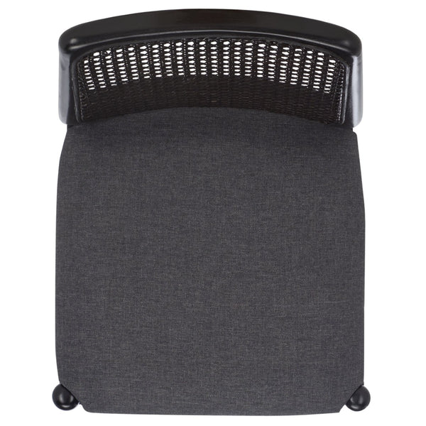 Safavieh Reinhardt Rattan Counter Stool - Handcrafted Comfort With Boucle Upholstery For Modern Spaces Grey / Black BST8800C