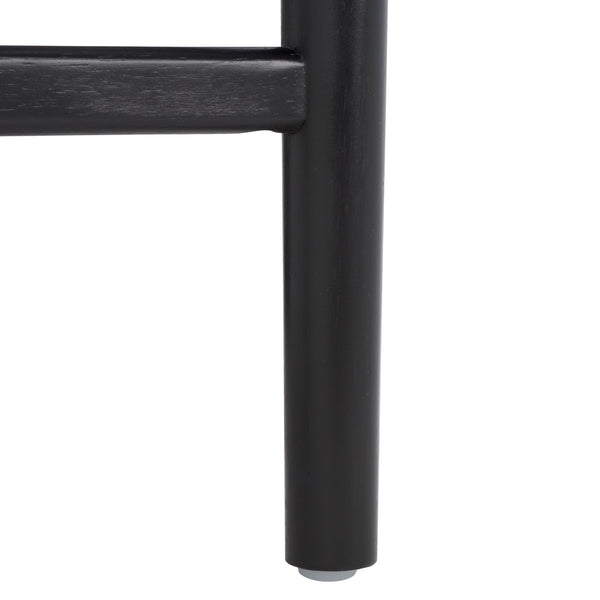 Safavieh Kieran Counter Stool - Luxurious Cream Boucle With Elegant Black Frame For Ultimate Comfort & Style Creme ,Black Wood,Fabric,Foam Bst8803a