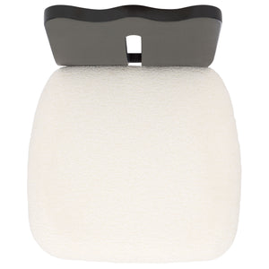 Safavieh Kieran Counter Stool - Luxurious Cream Boucle With Elegant Black Frame For Ultimate Comfort & Style Creme ,Black Wood,Fabric,Foam Bst8803a