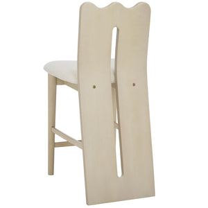 Safavieh Kieran Counter Stool - Modern Comfort With Timeless Style For Your Kitchen Or Bar Area Decor Cream Boucle / Ivory BST8803C