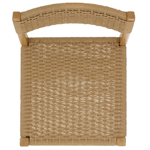 Safavieh Dutton Woven Counter Stool - Modern Rubberwood Design With Handwoven Seat For Stylish Comfort Natural Seat / Natural Frame BST9200A