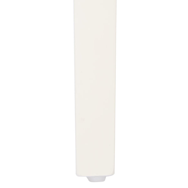 Safavieh YURI Counter Stool Set of 2 - Modern Ladder-Back Design in White & Natural for Stylish Seating BST9211A-SET2