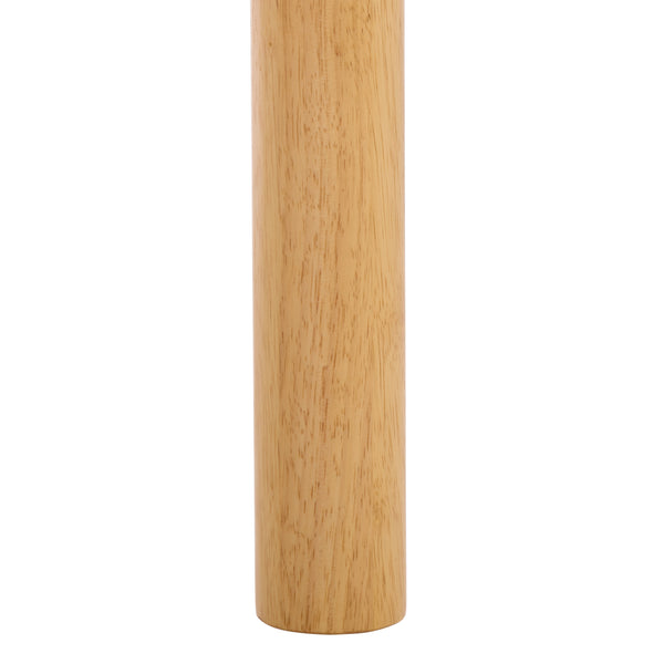 Nolly Scallop Counter Chair With Ergonomic Contour, Sculptural Back & Durable Wood For Kitchens