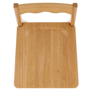 Safavieh Rosetty Scalloped Wood Counter Stool Sculptural Kitchen Island Seating Farmhouse Style Natural BST9213A