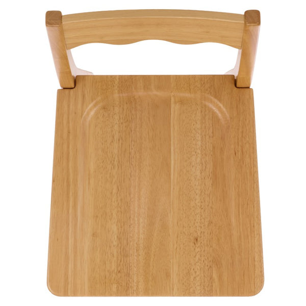 Safavieh Rosetty Scalloped Wood Counter Stool Sculptural Kitchen Island Seating Farmhouse Style Natural BST9213A