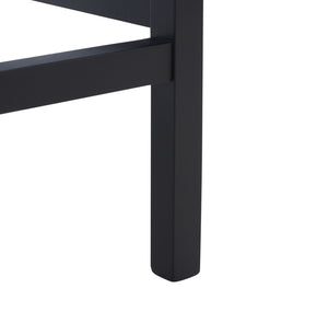 Safavieh Saito Low Back Cane Counter Stool – Stylish Coastal Design With Ergonomic Comfort For Any Space Black/Natural BST9500A