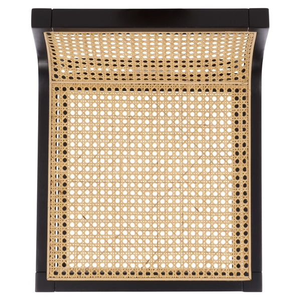 Safavieh Saito Low Back Cane Counter Stool – Stylish Coastal Design With Ergonomic Comfort For Any Space Black/Natural BST9500A