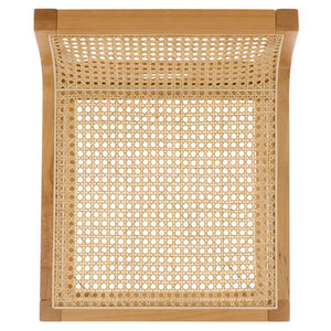 Safavieh Saito Low Back Cane Counter Stool – Stylish Coastal Design With Ergonomic Comfort For Any Space Natural/Natural BST9500C