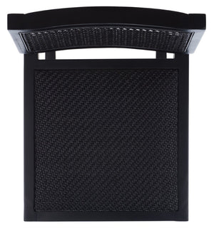 Safavieh Seika Contemporary Rattan Bar Stool – Stylish Cane Seat & Beech Wood Frame For Coastal Elegance Black BST9503D