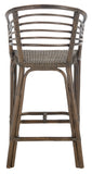 Safavieh Annika Rattan Counter Stool Dark Brown BST9907A