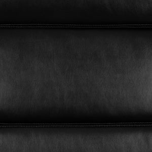 English Elm Hansel High Back LeatherSoft Executive Swivel Office Chair with Ergonomic Design & Chrome Accents Black BT-20595H-2-BK-GG