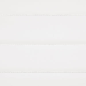 English Elm Hansel Contemporary Ribbed Executive Swivel Chair - Sleek Armless Design for Modern Workspaces White BT-20595M-NA-WH-GG