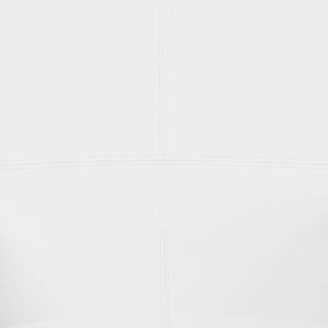 English Elm Taylor LeatherSoft Executive Side Reception Chair with Mahogany Legs for Stylish Comfort & Durability White BT-353-WH-GG