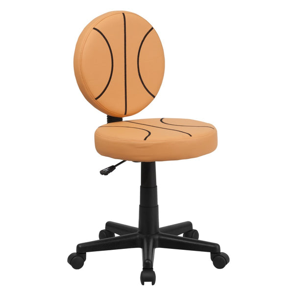 English Elm Brandon Basketball Swivel Task Chair - Sporty Comfort for Kids’ Study Space and Playtime Fun! BT-6178-BASKET-GG