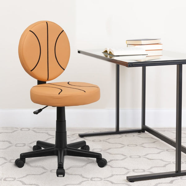 English Elm Brandon Basketball Swivel Task Chair - Sporty Comfort for Kids’ Study Space and Playtime Fun! BT-6178-BASKET-GG