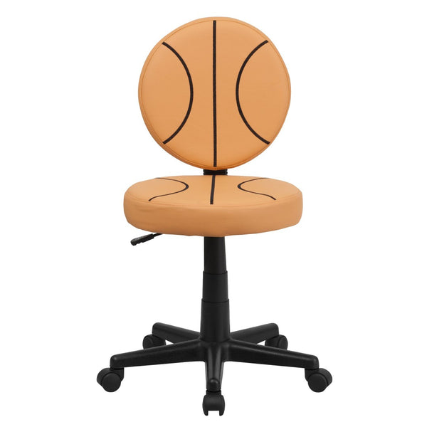 English Elm Brandon Basketball Swivel Task Chair - Sporty Comfort for Kids’ Study Space and Playtime Fun! BT-6178-BASKET-GG