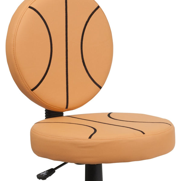 English Elm Brandon Basketball Swivel Task Chair - Sporty Comfort for Kids’ Study Space and Playtime Fun! BT-6178-BASKET-GG