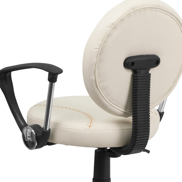 English Elm Jonathan Baseball Swivel Task Chair – Fun, Ergonomic Design for Kids’ Rooms & Home Offices! BT-6179-BASE-A-GG