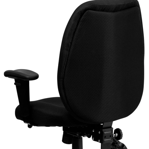 English Elm Rochelle High Back Ergonomic Black Office Chair with Adjustable Arms for Ultimate Comfort & Support BT-6191H-BK-GG
