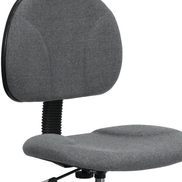 English Elm Bruce Ergonomic Drafting Chair with Adjustable Height, 360° Swivel, and Comfort Padded Arms for Professionals Gray BT-659-GRY-GG