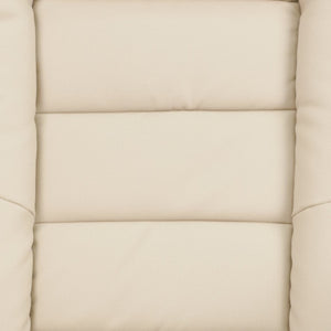 English Elm Bali Contemporary Recliner with Ottoman Set - Plush Comfort, Swivel Mahogany Base, Modern Style Beige BT-7818-BGE-GG