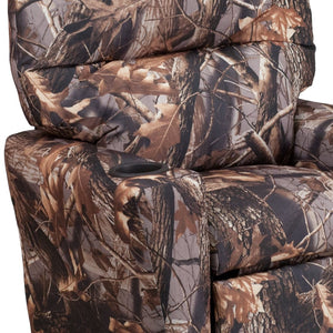 English Elm Chandler Cozy Kids Recliner with Cup Holder - Perfect for Gaming, Movies, and Relaxation Time Camouflage Fabric BT-7950-KID-CAMO-GG