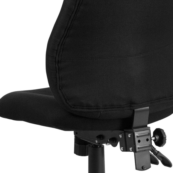 English Elm Hughes High Back Ergonomic Swivel Office Chair - Comfort, Adjustable Support & Stylish Black Design BT-90297H-GG
