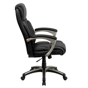 English Elm Hansel High Back Folding LeatherSoft Executive Swivel Chair - Ergonomic Comfort & Portability BT-9875H-GG