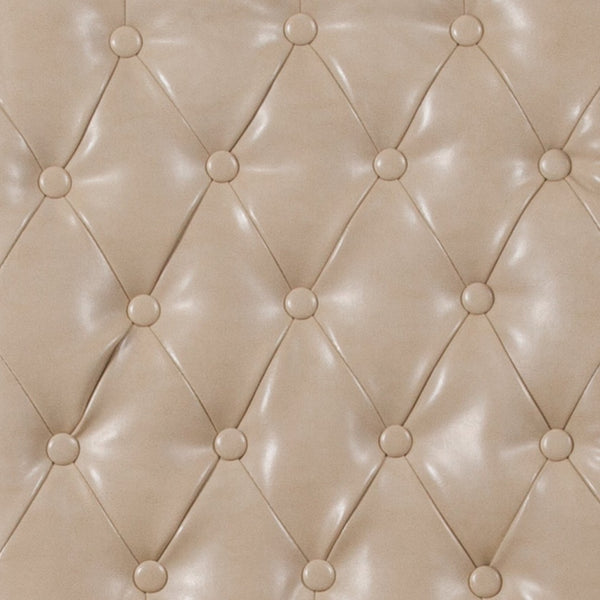 English Elm HERCULES Parsons Chair with Rolled Back, Brass Nailhead Trim & Walnut Finish for Elegant Living Spaces Beige LeatherSoft BT-P-BG-LEA-GG