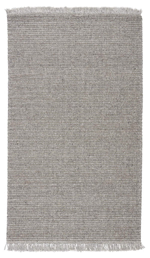 Jaipur Living Jaipur Living Caraway Handwoven Wool Boucle Rug Artisan Tasseled Global Texture Gray/ Cream 8'X10' RUG148680