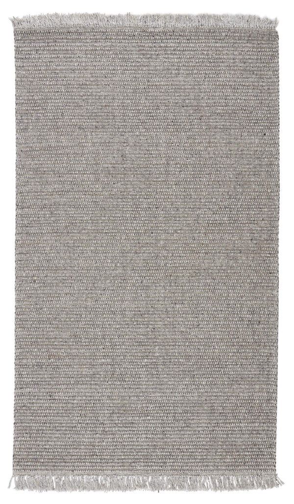 Jaipur Living Jaipur Living Caraway Handwoven Wool Boucle Rug Artisan Tasseled Global Texture Gray/ Cream 8'X10' RUG148680