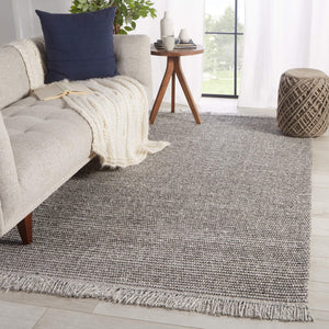 Jaipur Living Jaipur Living Caraway Handwoven Wool Boucle Rug Artisan Tasseled Global Texture Gray/ Cream 8'X10' RUG148680