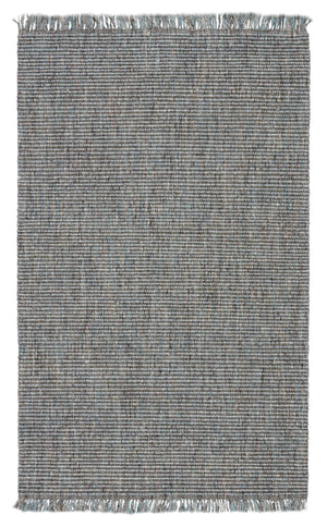 Jaipur Living Jaipur Living Caraway Handwoven Wool Boucle Rug Artisan Tasseled Global Texture Gray/ Blue 8'X10' RUG148683