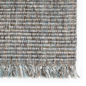 Jaipur Living Jaipur Living Caraway Handwoven Wool Boucle Rug Artisan Tasseled Global Texture Gray/ Blue 8'X10' RUG148683