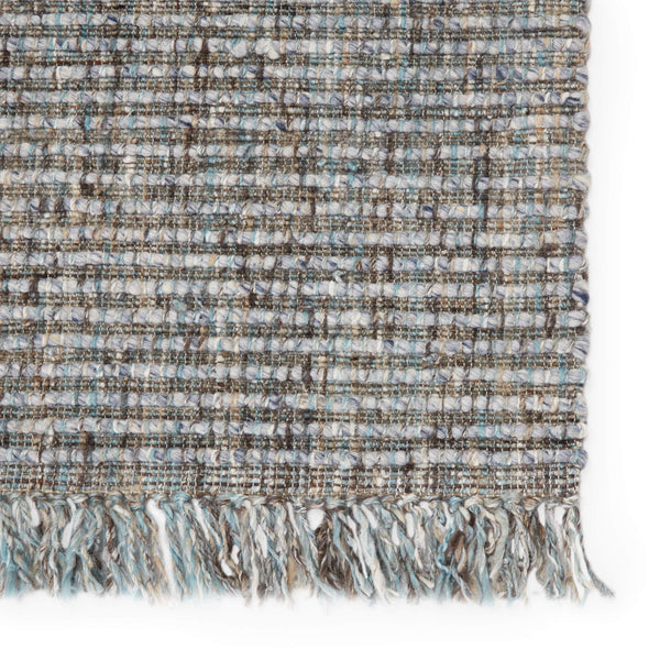 Jaipur Living Jaipur Living Caraway Handwoven Wool Boucle Rug Artisan Tasseled Global Texture Gray/ Blue 8'X10' RUG148683