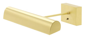 House Of Troy Battery Picture Lights - Elegant Led Lighting For Art And Decor, Ideal For Classic Traditional Themes Satin Brass Metal Btled14-51