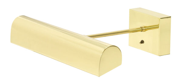 House Of Troy Battery Picture Lights - Elegant Led Lighting For Art And Decor, Ideal For Classic Traditional Themes Polished Brass Metal Btled14-61