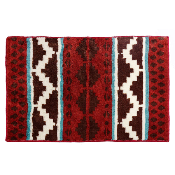 Hiend Accents Rio Rancho Rug - Vibrant Southwest Design With Anti-slip Backing For Stylish Home Decor Solutions Multi Color 100% Acrylic With Anti,Slip Latex Backing Bw3512-tt-oc