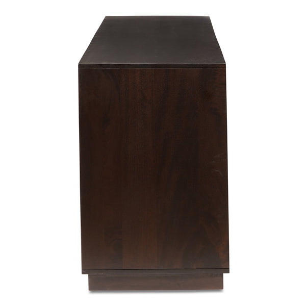 Moe's Home Denman 6 Drawer Dresser - Exquisite Solid Mango Wood Craftsmanship With Unique Woodgrain Design Brown Solid Mango Wood,Mdf Back And Drawer Bottom Bz-1139-20