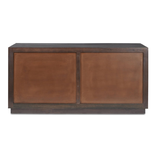 Moe's Home Denman 6 Drawer Dresser - Exquisite Solid Mango Wood Craftsmanship With Unique Woodgrain Design Brown Solid Mango Wood,Mdf Back And Drawer Bottom Bz-1139-20
