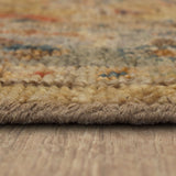 Karastan Rugs Balboa Balboa Hand Knotted Flatwoven Wool Area Rug Segovia Gold 9' x 12'