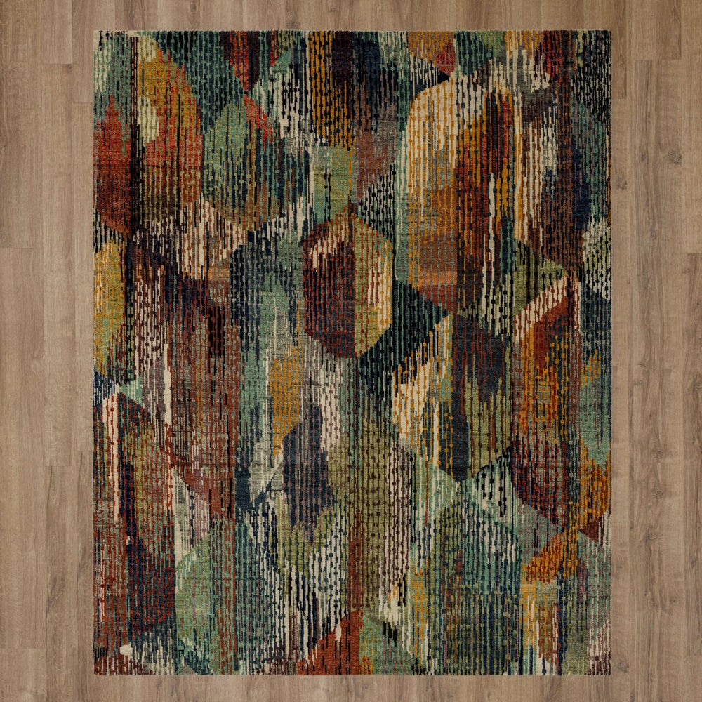 Karastan Rugs Depiction by Stacy Garcia Bancroft Hand Knotted Wool Modern/Contemporary Area Rug Multi 9' x 12'