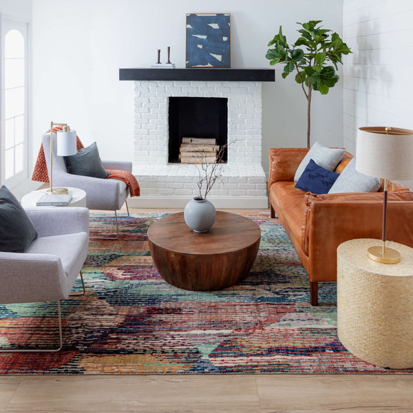 Karastan Rugs Depiction by Stacy Garcia Bancroft Hand Knotted Wool Modern/Contemporary Area Rug Multi 8' x 10'