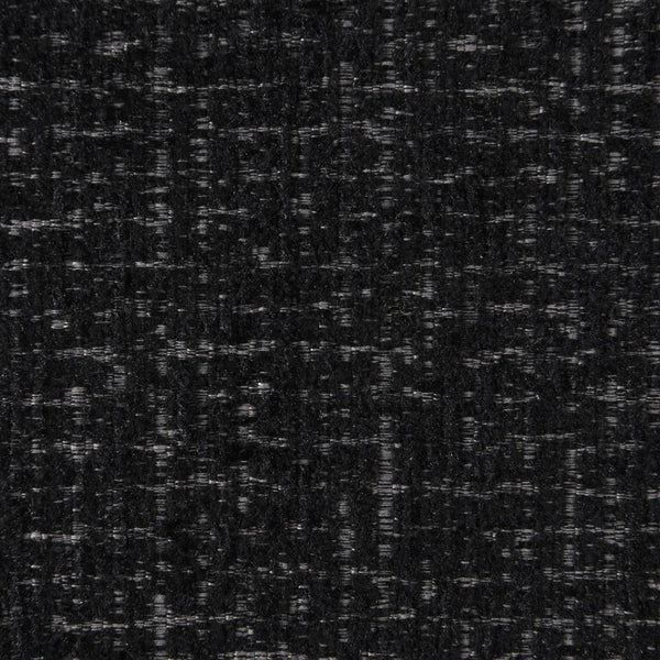 Meridian Furniture Baylor Queen Upholstered Bed Chenille Fabric Curved Headboard Modern Bedroom Focal Point Black BaylorBlack-Q