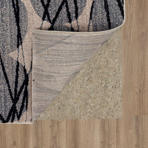 Karastan Rugs Rendition by Stacy Garcia Home Belizo Machine Woven Triexta Area Rug Obsidian 2' 4" x 7' 10"