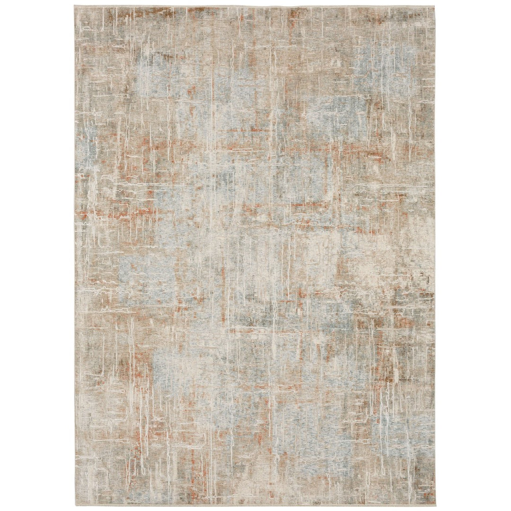 Bellisima Beige Cream 2' 7" x 7' 3" Area Rug Karastan Rugs